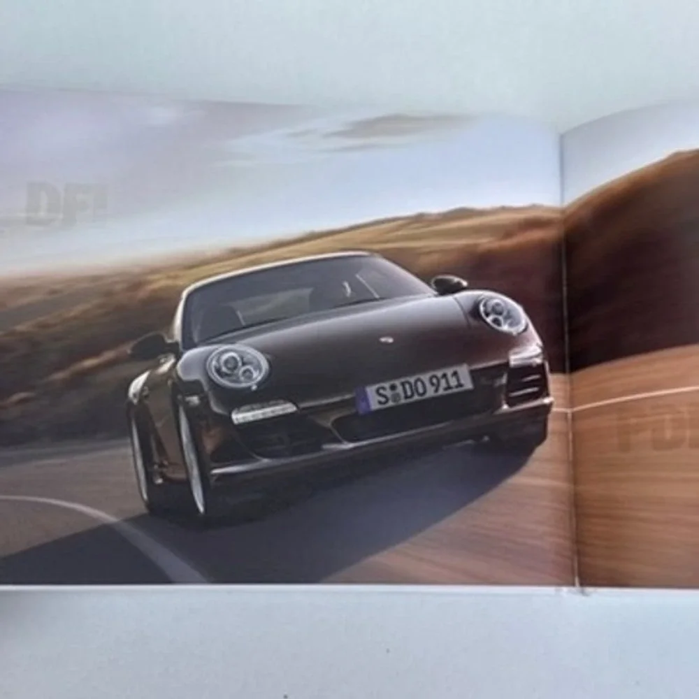 Porsche 911 Carrera Type 997 To The Core Hardcover Sales Brochure 2009 Book